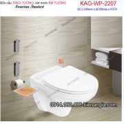 Bồn cầu Treo tường,két nước âm tường American Standard KAG-WP2207