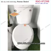 Bồn cầu 2 khối American Stanard chính hãng KAG-VF239 XẢ GẠT SIÊU MẠNH8