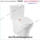Bồn cầu 2 khối TOTO chính hãng xả 2 Nhấn nắp êm KAG-CS769DRT10