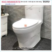 Bồn cầu liền 1 khối TOTO chính hãng xả 2  Nhấn nắp êm KAG-MS889DRT8