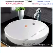 Chậu lavabo tròn ĐẶT BÀN TOTO  430X430mm KAG-LW526NJU