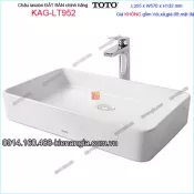 Chậu lavabo Vuông ĐẶT BÀN TOTO TOTO 355X570mm KAG-LT952