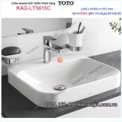 Chậu lavabo Vuông ĐẶT BÀN TOTO TOTO 460X500mm KAG-LT5615C