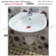 Chậu lavabo chân treo lửng ốp tường TOTO 430X500mm KAG-LHT300CR