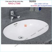 Chậu lavabo Âm bàn đá TOTO chính hãng 400x550mm KAG-LT546