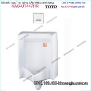 Bồn tiểu nam CẢM ỨNG treo tường TOTO chính hãng 346-mm KAG-UT447HR