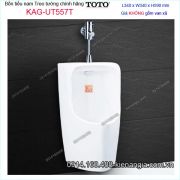 Bồn tiểu nam treo tường TOTO chính hãng 340x340x590-mm KAG-UT557T-
