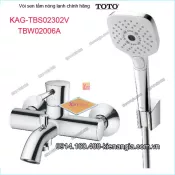 Vòi sen tắm nóng lạnh TOTO chính hãng  KAG-TBS02302VTBW02006A