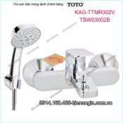 Vòi sen tắm nóng lạnh TOTO chính hãng KAG-TTMR302VTBW03002B
