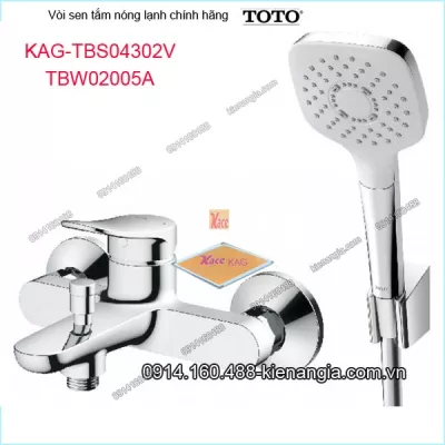 Vòi sen tắm nóng lạnh TOTO chính hãng KAG-TBS04302VTBW02005A