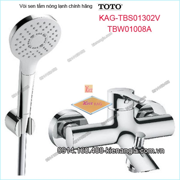 Vòi sen tắm nóng lạnh TOTO chính hãng KAG-TBS01302V01008A