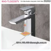 Vòi chậu lavabo ĐẶT BÀN nóng lạnh chính hãng TOTO KAG-TLG02307V