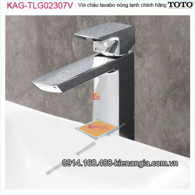 Vòi chậu lavabo ĐẶT BÀN nóng lạnh chính hãng TOTO KAG-TLG02307V
