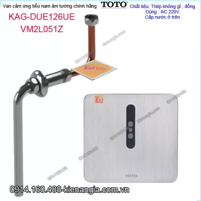 Van cảm ứng xả tiểu nam chính hãng TOTO KAG-DUE126UEVM2L051Z