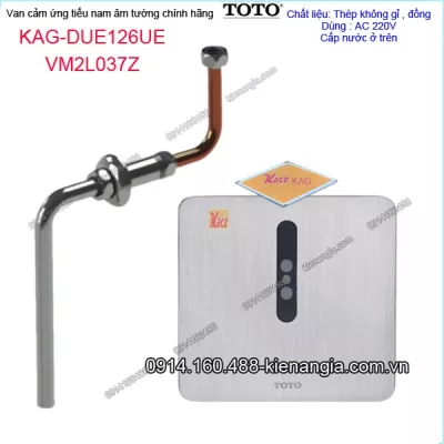 Van cảm ứng xả tiểu nam chính hãng TOTO KAG-DUE126UEVM2L037Z