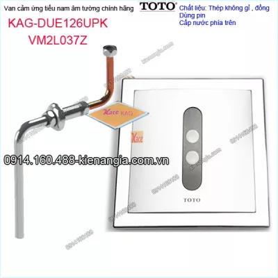 Van cảm ứng xả tiểu nam chính hãng TOTO KAG-DUE126UPKVM2L037Z