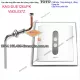 Van cảm ứng xả tiểu nam chính hãng TOTO KAG-DUE126UPKVM2L037Z