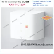 Máy sấy tay cảm ứng tự động chính hãng TOTO KAG-TYC122WF