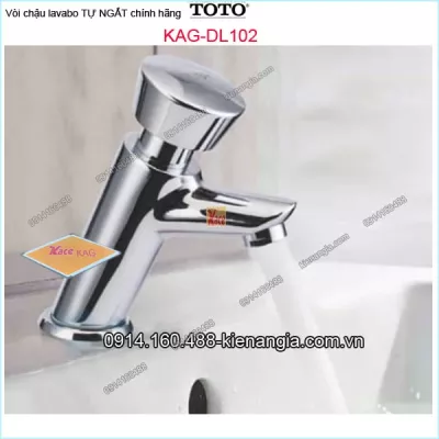 Vòi chậu lavabo Tự ngắt chính hãng TOTO KAG-DL102