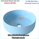 Chậu lavabo tròn màu xanh đặt bàn KAG-LMT50