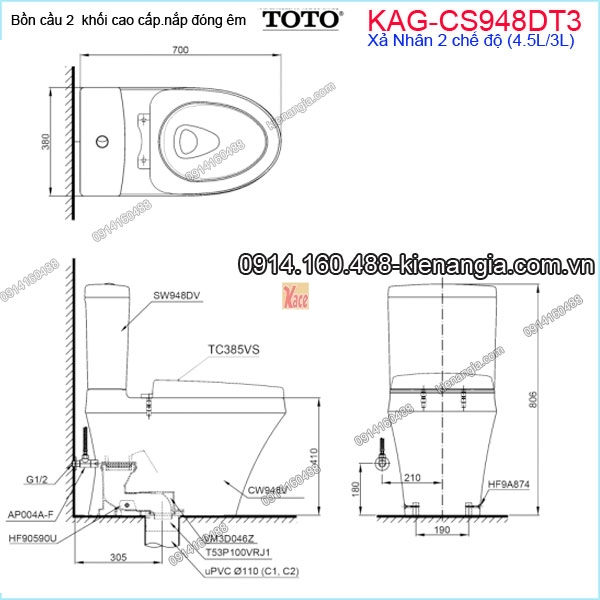 KAG-CS948DT3-Bon-cau-2-khoi-TOTO-KAG-CS948DT3-Kich-thuoc-lap-dat