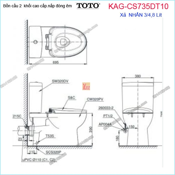 KAG-CS735DT10-Bon-cau-2-khoi-TOTO-KAG-CS735DT10-kich-thuoc-lap-dat