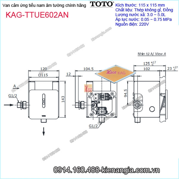 KAG-TTUE602AN-Van-cam-ung-tieu-nam-am-tuong-dung-dien-chinh-hang-TOTO-KAG-TTUE602AN-thong-so