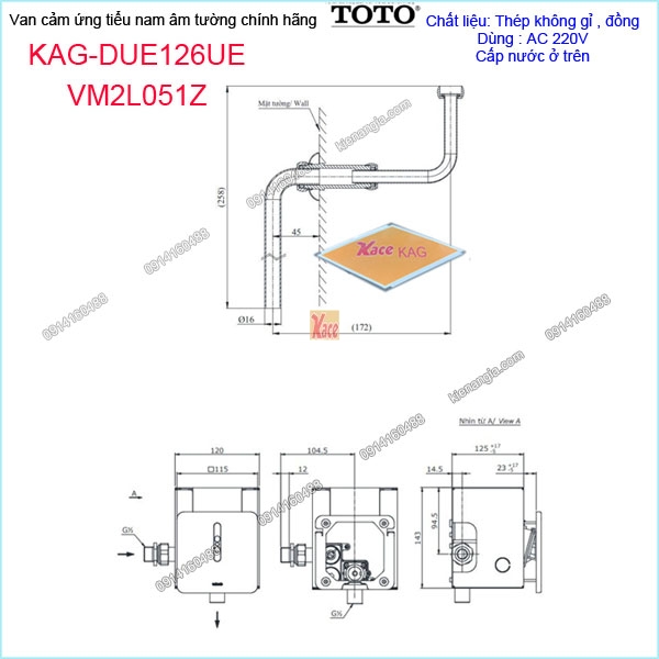 KAG-DUE126UEVM2L051Z-Van-cam-ung-tieu-nam-am-tuong-dung-dien-chinh-hang-TOTO-KAG-DUE126UEVM2L051Z-thong-so