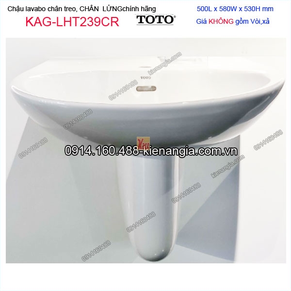 KAG-LHT239CR-Chau-lababo-CHAN-TREO-LUNG-chinh-hang-TOTO-500X580mm-KAG-LHT239CR