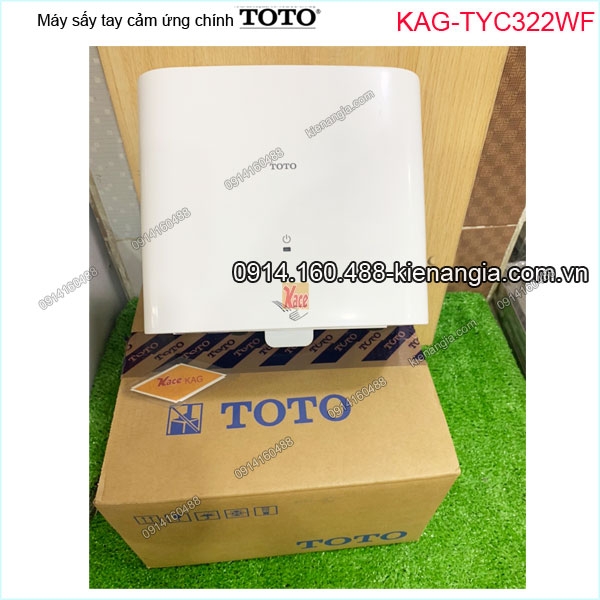 Máy sấy tay cảm ứng TOTO chính hãng KAG-TYC322WF