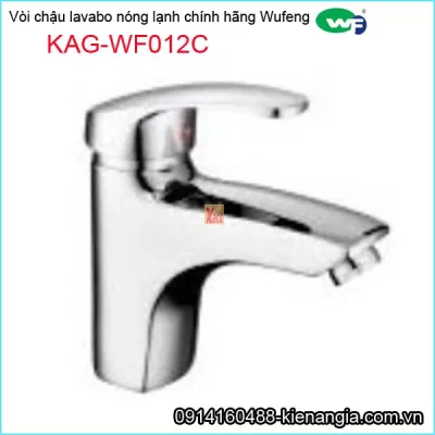 Vòi chậu lavabo nóng lạnh chính hãng WUFENG KAG-WF012C