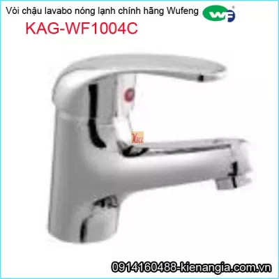 Vòi chậu lavabo nóng lạnh chính hãng WUFENG KAG-WF1004C
