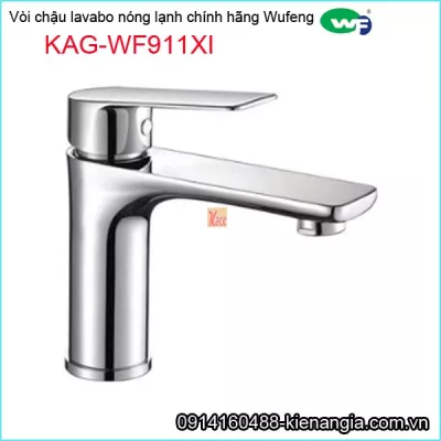 Vòi chậu lavabo nóng lạnh chính hãng WUFENG KAG-WF911XI