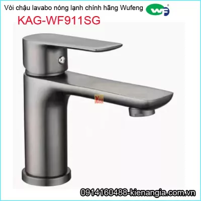 Vòi chậu lavabo nóng lạnh chính hãng WUFENG KAG-WF911SG