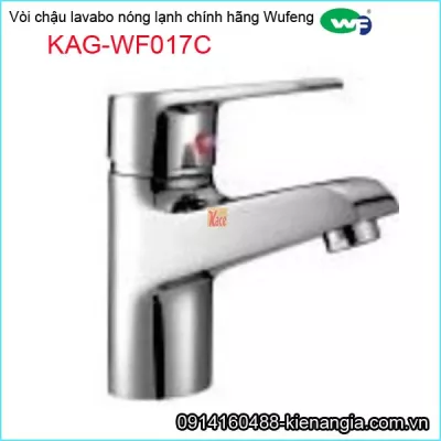 Vòi chậu lavabo nóng lạnh chính hãng WUFENG KAG-WF017C