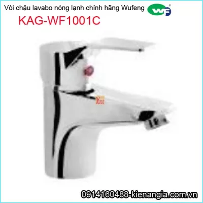 Vòi chậu lavabo nóng lạnh chính hãng WUFENG KAG-WF1001C