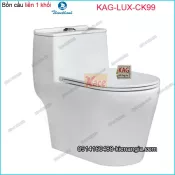 Bồn cầu Vuông 1 khối Thiên Thanh chinh hãng KAG-LUX-CK99