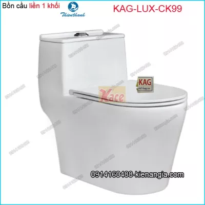 Bồn cầu Vuông 1 khối Thiên Thanh chinh hãng KAG-LUX-CK99