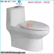 KM2025 Bồn cầu liền một khối Thiên Thanh chính hãng KAG-VEGA-CK32