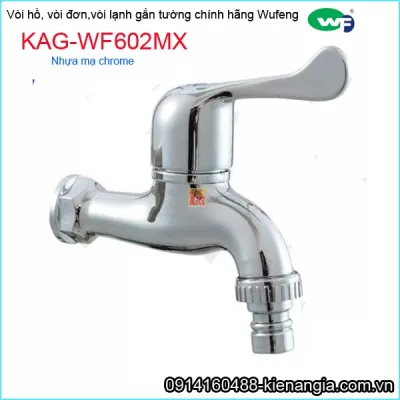 Vòi hồ nhựa ABS mạ chrome chính hãng Wufeng KAG-WF602MX