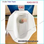 Bàn cầu xí xổm Thiên Thanh KAG-XX13 thỏ chống hôi đúc liền