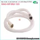 Dây vòi sen,vòi xịt nhựa tốt wufeng chính hãng dài 1,2m KAG-WF262-120