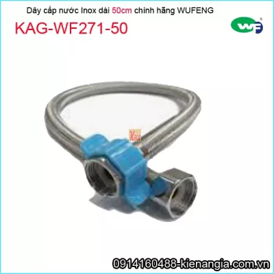 Dây cấp nước inox wufeng chính hãng dài 50cm KAG-WF271-50