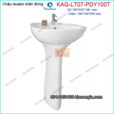 Chậu lavabo chân đứng Thiên Thanh KAG-LT07-PDY100T