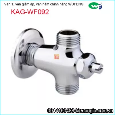 Van T, van chia nước giảm áp wufeng chính hãng  KAG-WF092 Crome bóng