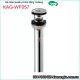 Đầu xả chậu Lavabo Wufeng chính hãng KAG-WF057 nhấn inox + ống thải P nhựa