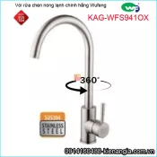 Vòi rửa chén nóng lạnh chính hãng WUFENG inox sus304 KAG-WFS941OX