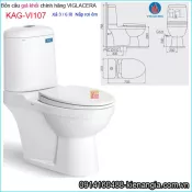 Bồn cầu 2 khối xả 2 Nhấn Viglacera chính hãng KAG-VI107