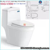 Bồn cầu liền một khối chính hãng Viglacera KAG-V35M