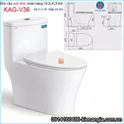 Bồn cầu liền một khối chính hãng Viglacera KAG-V36